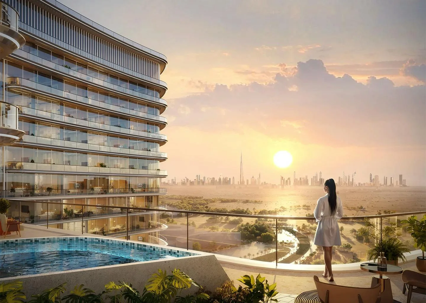 Binghatti Hillviews — Amenities
